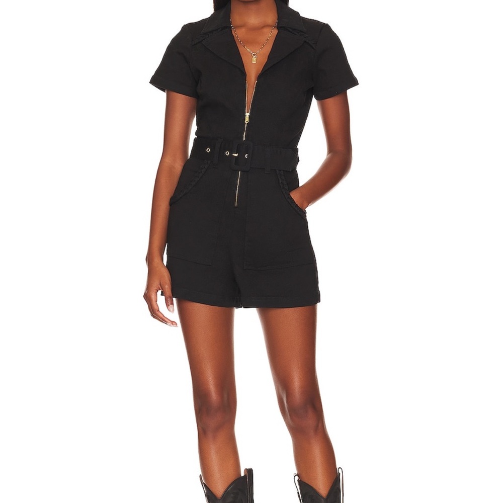 Show Me Your MuMu Black Romper